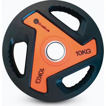 Olympijský kotouč Sveltus Olympic Disc With Handles 10 kg black