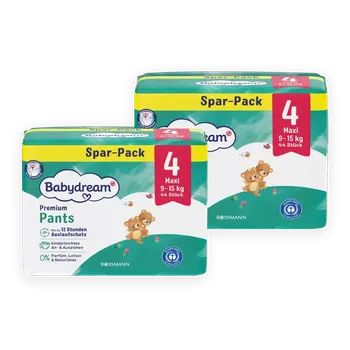 Přebalování Babydream XXL balení plenkové kalhotky Premium 9-15 kg vel. 4, 2x 44 ks 88 ks