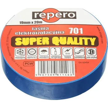 Izolační páska IZOLAČNÍ PÁSKA REPERO 701 MODRÁ 19MMX20M