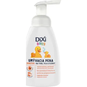 Sprchový gel Baby mycí pěna sensitive na obličej, tělo a vlásky 250 ml