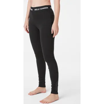 Dámské legíny Dámské funkční legíny s merinem Helly Hansen Lifa Merino Midweight - black velikost M/38