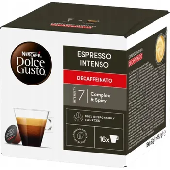 Kávové kapsle Nescafe Espresso Intenso Decaffeinato, 16 ks