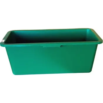 Zednická nádoba Nádoba plastová obdélníková, 60 l, zelená