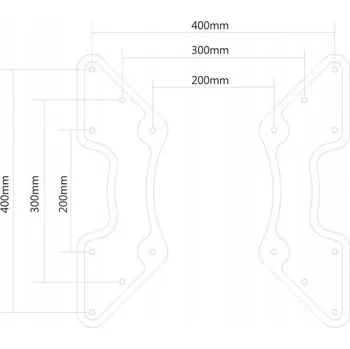 Televizní držák FPMA-VESA440 ADAPTÉROVÁ DESKA VESA 200 NA 400