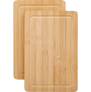 Kuchyňské prkénko SILVERCREST® Bambusový box na čaj / Sada bambusových prkének, 2dílná (kuchyňské prkénko, 2dílná sada)
