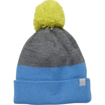 Čepice Chlapecká zimní čepice COLOR KIDS-Hat beanie, colorblock, blue Modrá 52 cm