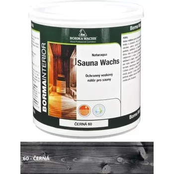 Saunový vosk - černý - 750 ml