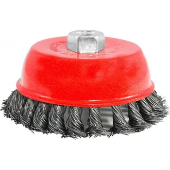 Brusný kotouč Brusný kartáč copánkový hrnkový 5", Verke V05256