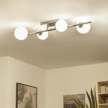 Brilagi - LED Přisazený lustr MILLA 4xG9/3W/230V černý chrom/bílá