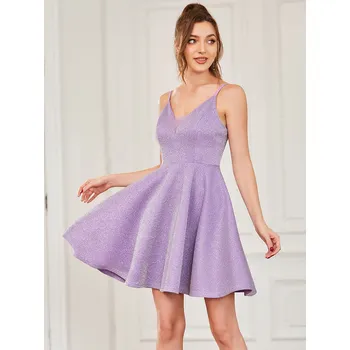 Dámské šaty Ever Pretty šaty do tanečních mini fialové 3124 světlé *Velikost: M / 38 / 06 / 10