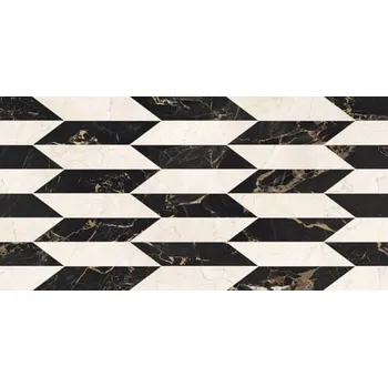 Dlažba Dlažba Dom Intarsi gala satin 3D 60x120 cm leštěná INW00206TS