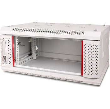 Racková skříň GETFORT 4U 600X450 19" nástěnný rozvaděč šedý