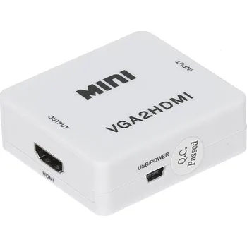 Video redukce DELTA PŘEVODNÍK VGA+AU/HDMI-ECO VGA+AUDIO NA HDMI