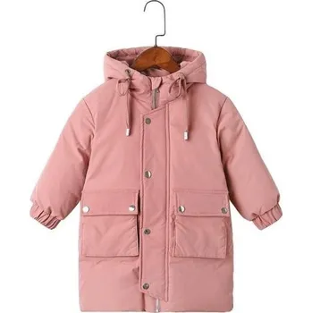 Dívčí bunda Dětská zimní bunda L1981 růžová 4