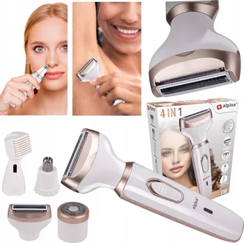 Holící strojek Alpina Depilátor 4v1 podpaží, bikini, obočí, nos HOLICÍ STROJEK