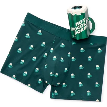 Dárkový potravinový koš Dárkový balíček Celio Boxer Box Hot Chocolate Celio bílá | tyrkysová | zelená 3505117