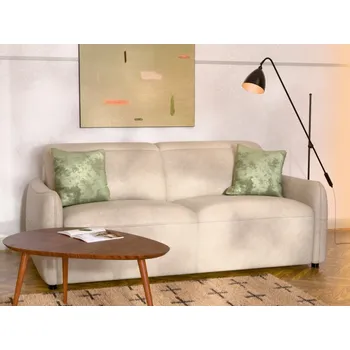 Pohovka Kožená rozkládací pohovka pro každodenní spaní MONARO