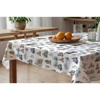 ubrus DARRÉ Bavlněný ubrus České Vánoce Velikost: 100 x 100