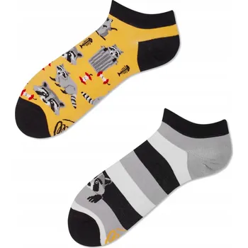 Pánské ponožky Many Mornings Ponožky Raccoon Bandit Low, vícebarevné, velikost 43-46