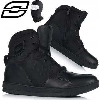 Moto obuv BOTY OZONE SPIN ČERNÉ/ČERNÁ PODRÁŽKA 39