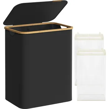 Koš na prádlo Volně stojící koš na prádlo Songmics 130 l černý