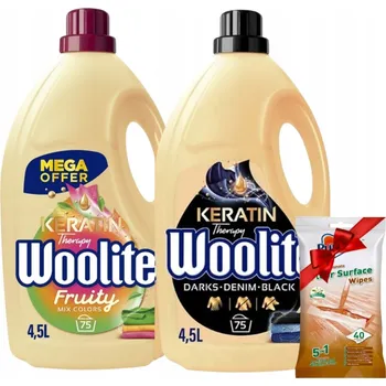 Prací gel Tekutý prací prostředek na barevné prádlo Woolite 9,1 l