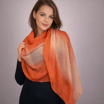 Dámský šátek 90 x 175 cm jemné barvy - 13