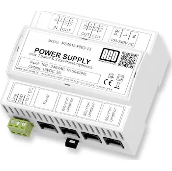 ACO PS45-15-PRO-13 DIN video zdroj 15V, 3A