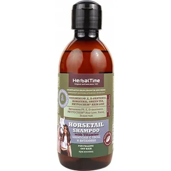Šampon Herbal Time šampon na vlasy z přesličky a vitamíny 240 ml