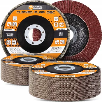 Brusný kotouč 20x LAMELOVÝ BRUSNÝ KOTOUČ 125 mm P80 Brusný lamelový kotouč 2T-P