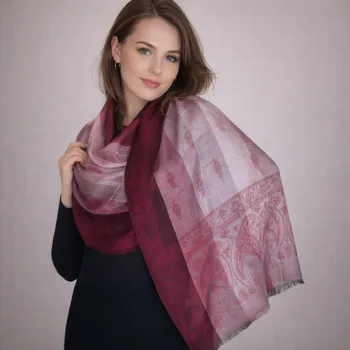 Šála Šál Pašmína - Valoria - Vínová