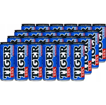 Energetický nápoj Tiger Placebo Classic Sycený Nápoj Bez Kofeinu 250ml