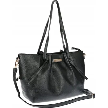 Kabelka Dámská Shopper Kabelka Prostorná Módní Velká Taška Kabelka Přes Rameno 14088 Černá