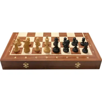 DGT Šachy Staunton Queen Lady Judit Polgár s intarzovanou šachovnicí + DÁREK + Doprava ZDARMA