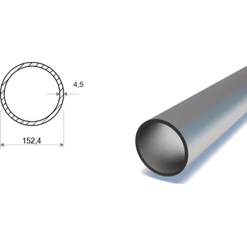 kabelová chránička Trubka bezešvá 152,4x4,5