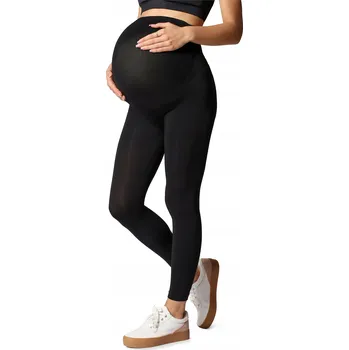 Dámské legíny Těhotenské legíny dlouhé dámské BE-GI Černé M/L