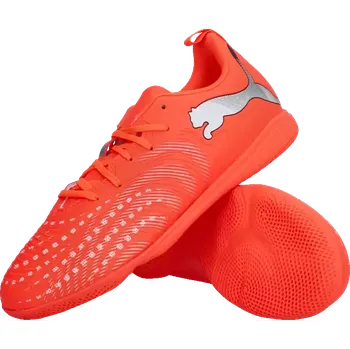 Dětská sálová obuv Dětské sálové kopačky Puma Future 9 Play IN červené