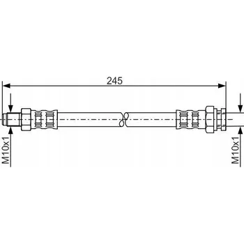 Brzdová hadice Bosch 1 987 476 876 Flexibilní brzdová hadice