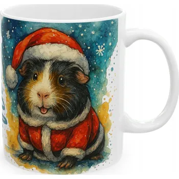 Hrnek s potiskem, Vánoce, morče, svátky, Mikuláš, dárek