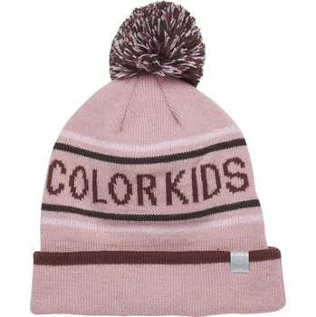 Čepice Dívčí zimní čepice COLOR KIDS-Hat logo CK, zephyr Růžová 54 cm