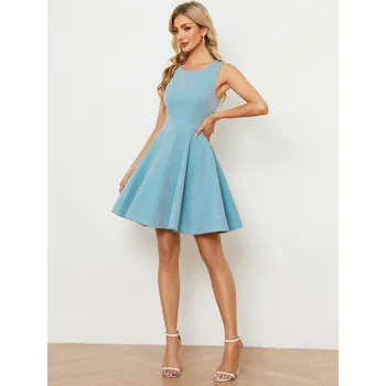 Dámské šaty Ever Pretty šaty do tanečních třpytivé 1766 modré *Velikost: M / 38 / 06 / 10