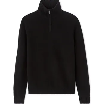 Pánské oblečení Černý svetr Celio Metruck s rolákem Celio černá 3505156