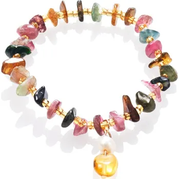 Náramek Turmalínový náramek délka 17,5 cm