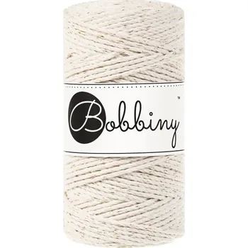 Bobbiny bavlněná šňůra na macramé 3ply REGULAR golden natural