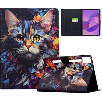 Pouzdro na tablet VSECHNONAMOBIL 130916 ART Květinové pouzdro Lenovo Idea Tab Pro CAT