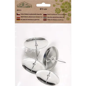 Bodec do adventních svícnů hladký d4cm 4ks