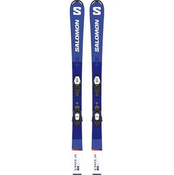 Sjezdové lyžování Dětské Lyže SALOMON SKI SET L S/RACE JR S + C5 GW J75 RA 100 889645997032 L47042100 – Modrá 120