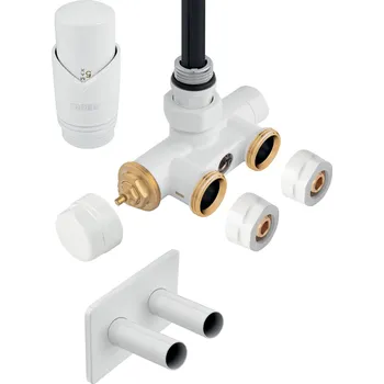 Ventil FERRO Rohová termostatická sada pro jednobodové připojení, bílá (ZTT30WH)