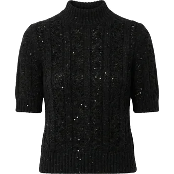 Dámský svetr IMPERIAL Glittering Black svetr Univerzální Černá