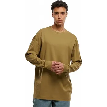 Pánské tričko Organické boxy Rib oversize tričko Urban Classics Barva: Olivová, Velikost: 5XL